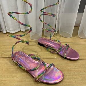 Colorful Strappy Women's Sandals JenniferLe